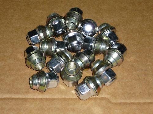 Radmutter NAM9075 Minilite 16 Stück Radschrauben mit Chromkappe Rover Mini Austin