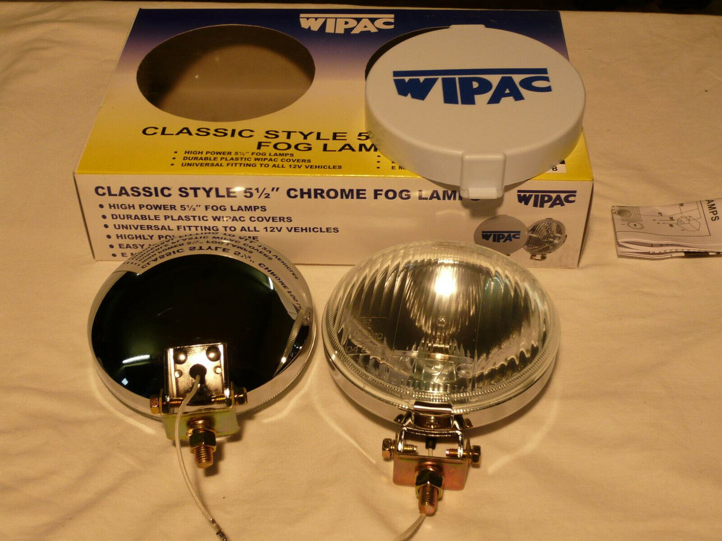 Wipac Nebelscheinwerfer Zusatz Chrom 2 Stück Rover Mini 135mm Austin Leyland S6078