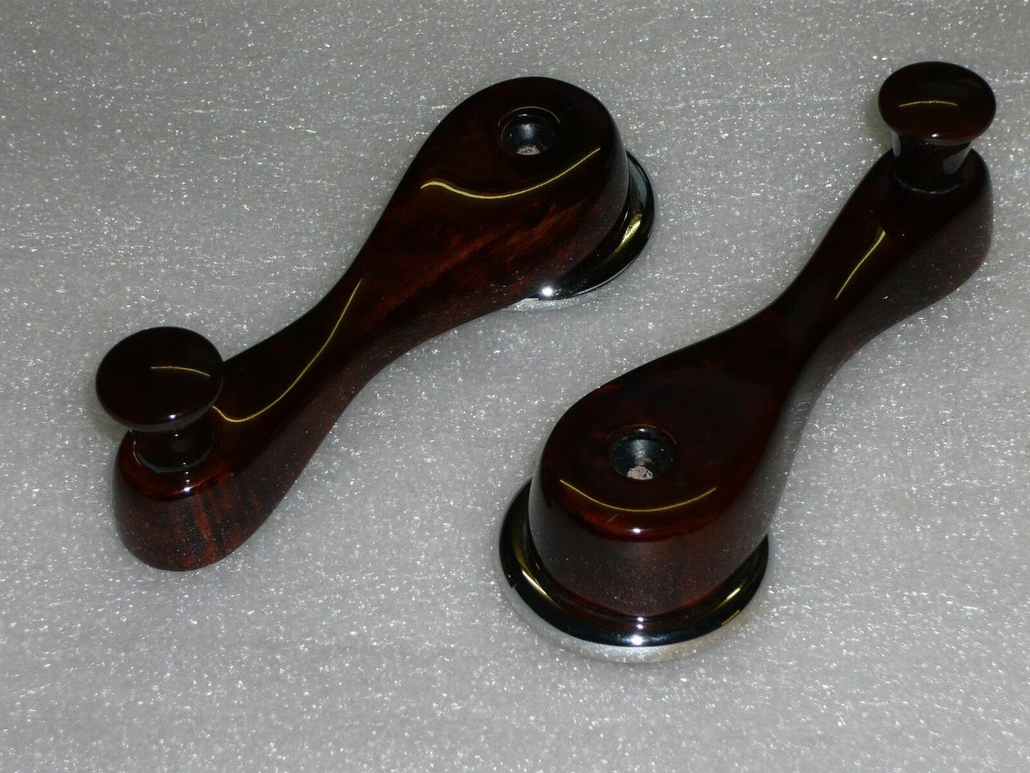 Fensterkurbel Wurzelholz Burr Walnut Paar Rover Mini Austin MSA0194