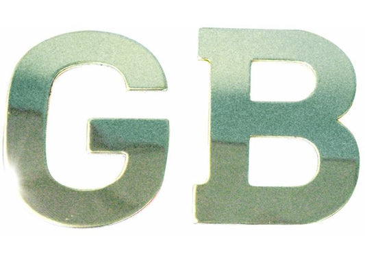 GB Edelstahlemblem selbstklebend DAM100690MS